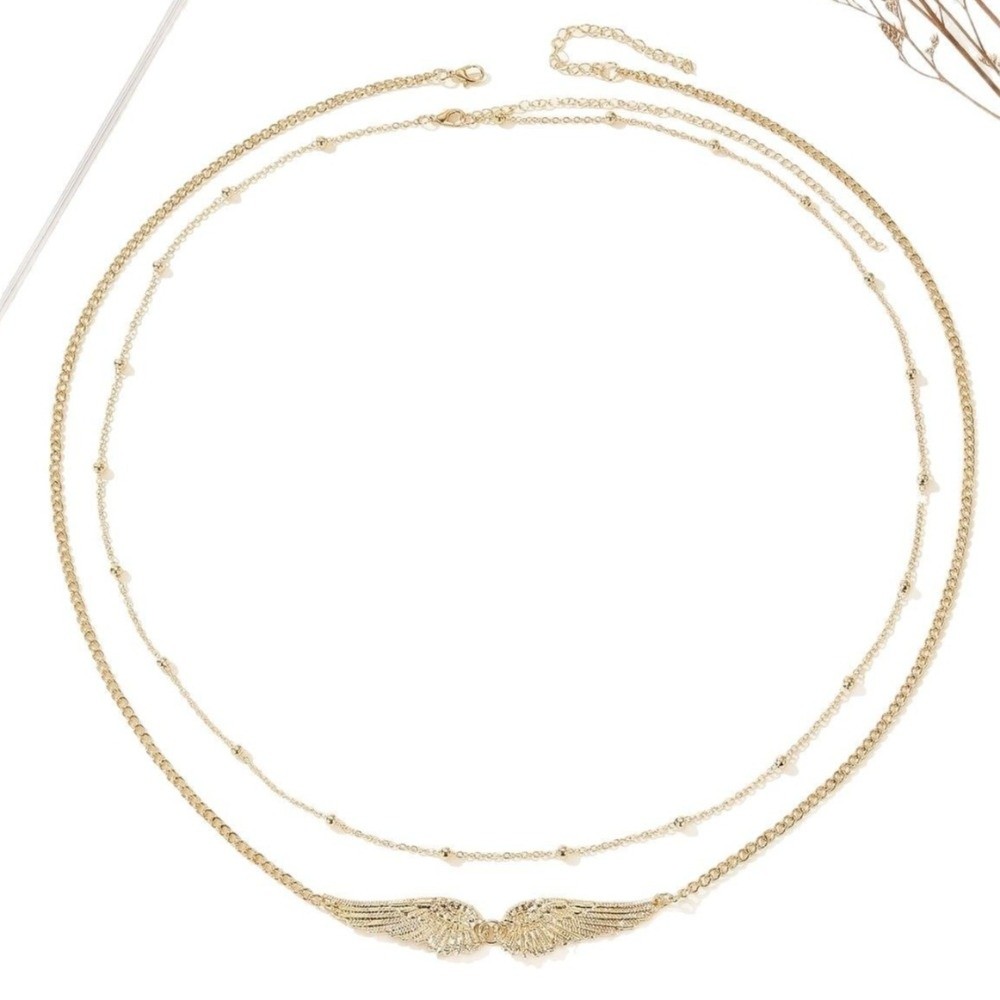Trendy Elegant Double Layer Wi - Body Jewelry Waist Chains recension och pris