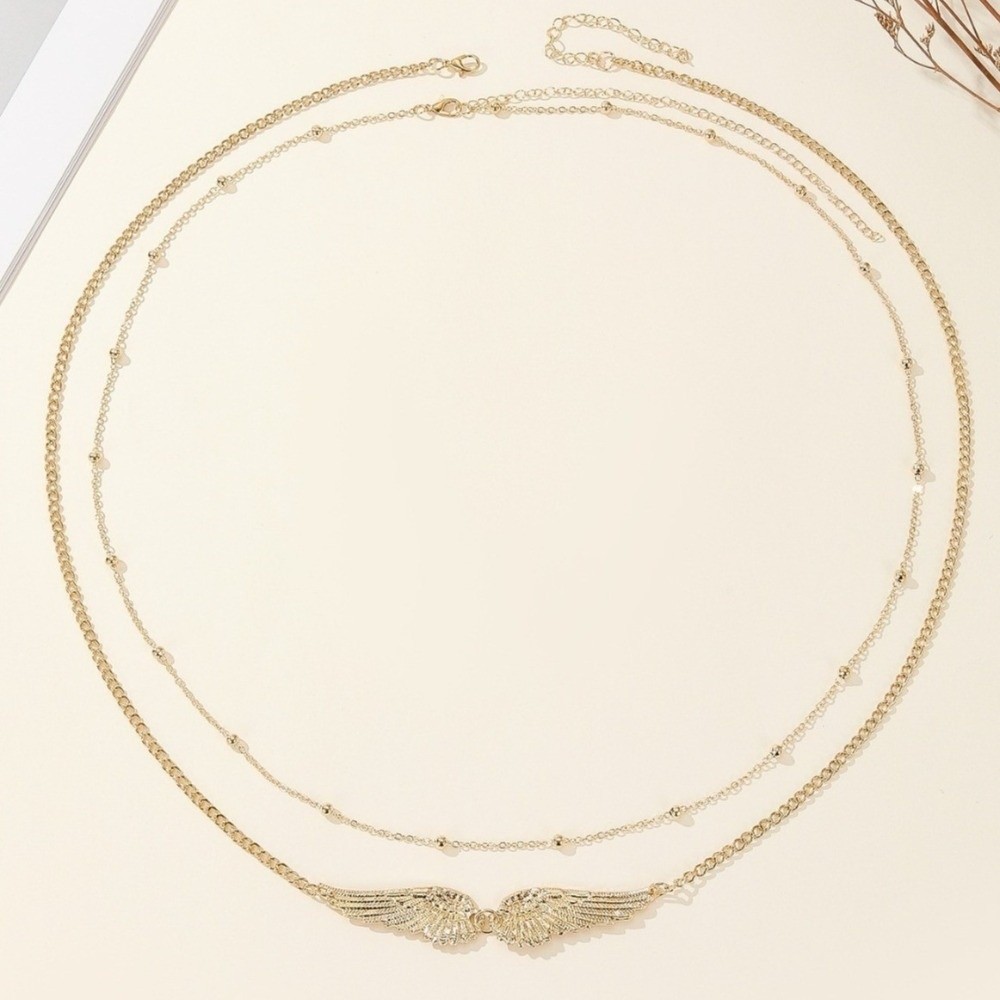 Trendy Elegant Double Layer Wi - Body Jewelry Waist Chains recension och pris
