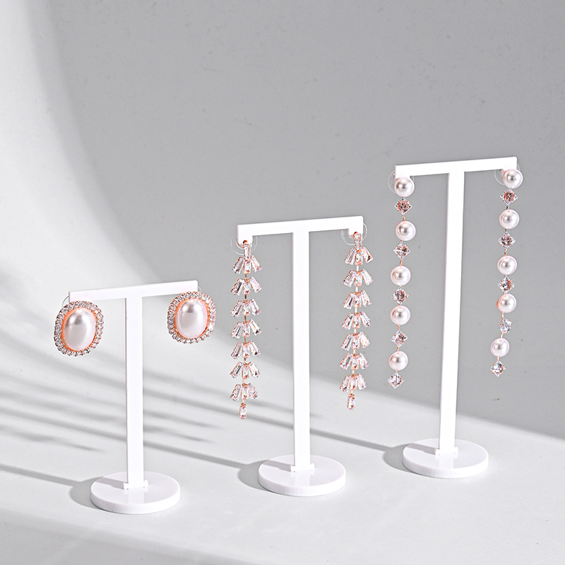 6pcs Acrylic Black/White T Sha - Body Jewelry Display recension och pris