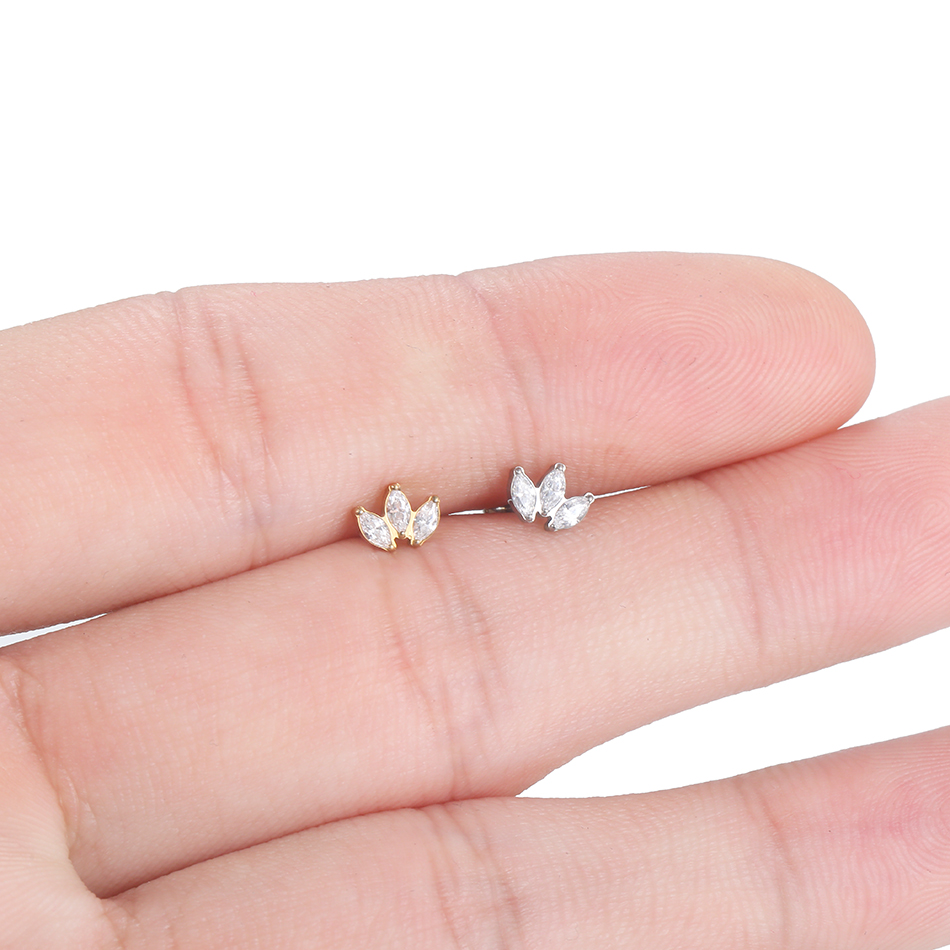 1pc Labret Piercing Titanium L - Body Jewelry Labret recension och pris