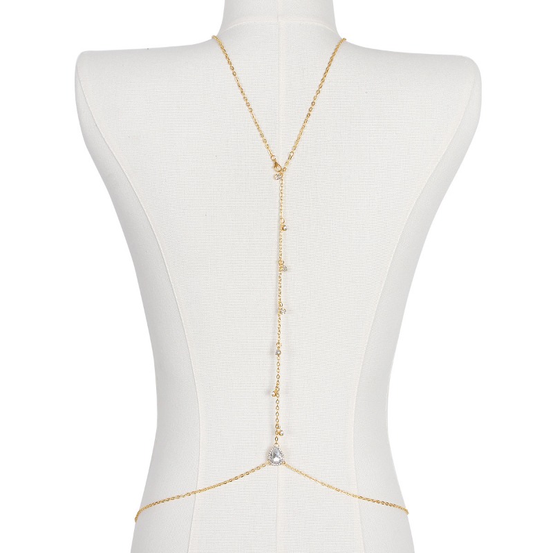 Bride Backless Rhinestone Wate - Body Jewelry Bra recension och pris
