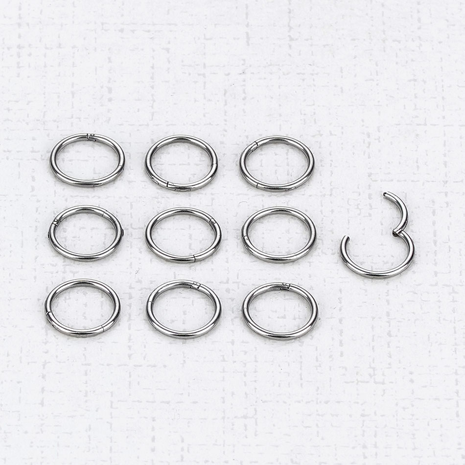 1PC G23 Titanium Hinged Segmen - Body Jewelry Nipple Rings recension och pris