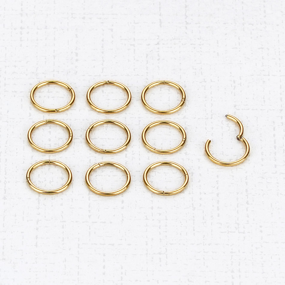 1PC G23 Titanium Hinged Segmen - Body Jewelry Nipple Rings recension och pris