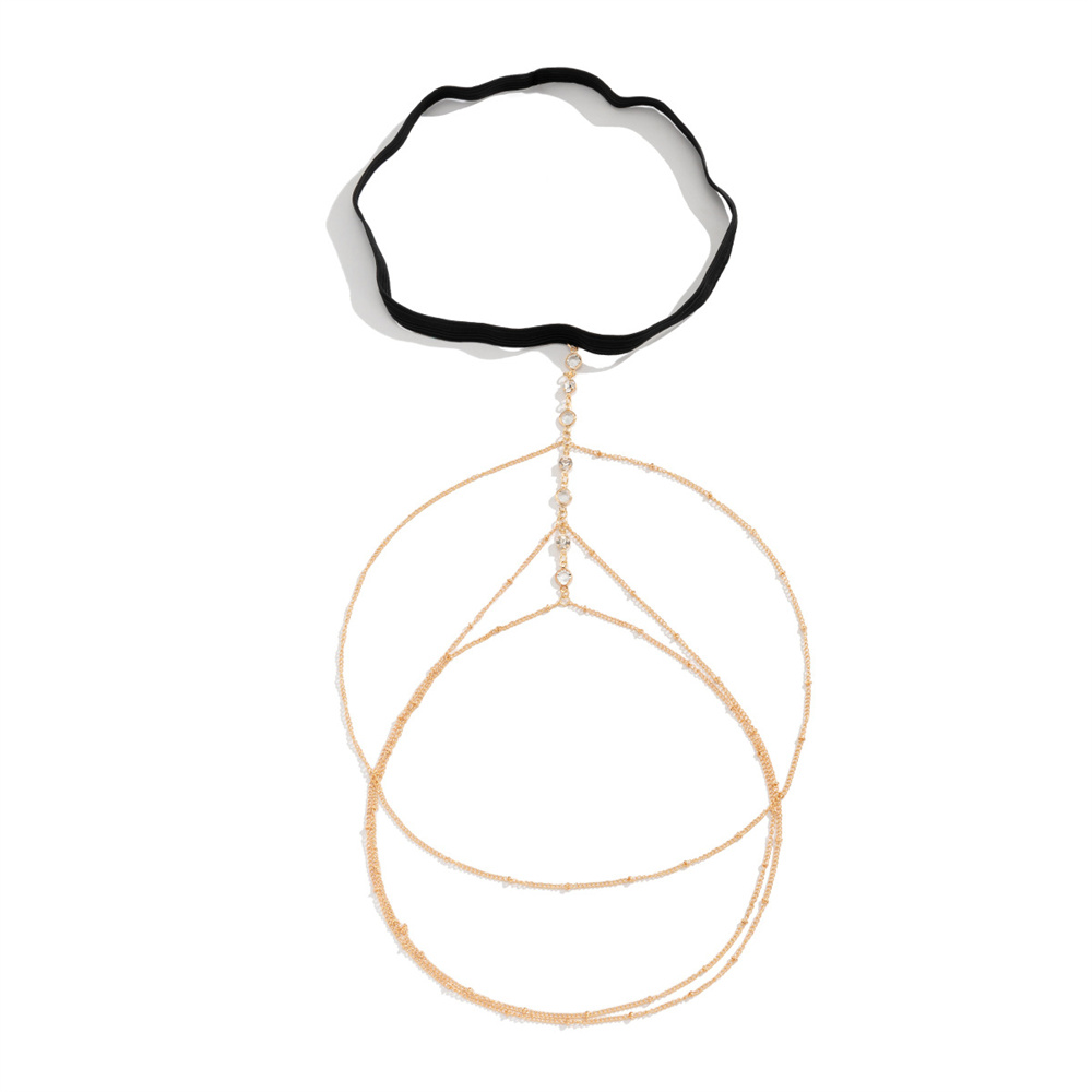 Boho Elastic Band Crystal Leg  - Body Jewelry Women recension och pris