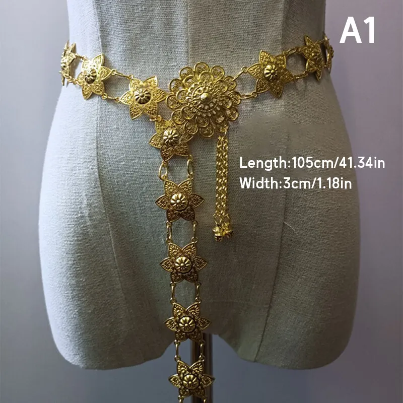 1PC Metal Thailand Waist Chain - Body Jewelry Women recension och pris