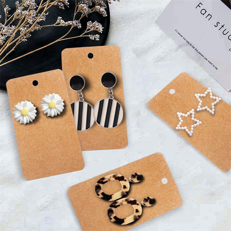 50pcs 5 * 9cm Love Printed Ear - Body Jewelry Display recension och pris
