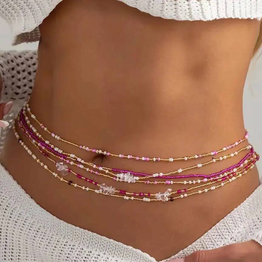 SHIXIN 6Pcs/Set Boho Colorful  - Body Jewelry Women recension och pris