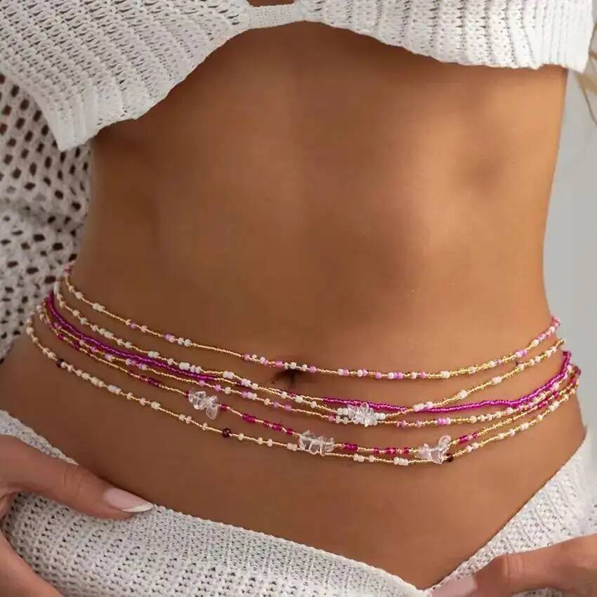 SHIXIN 6Pcs/Set Boho Colorful  - Body Jewelry Women recension och pris